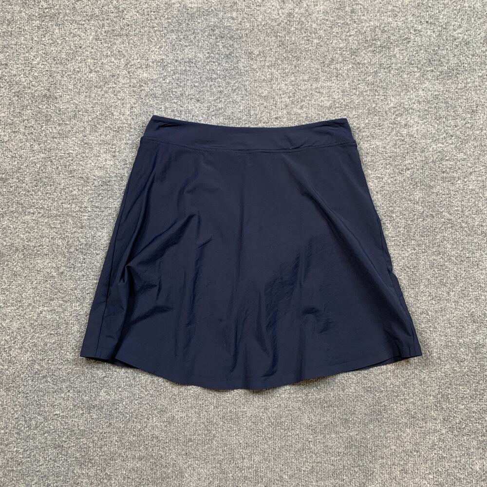 G/Fore Skort Womens XS Extra Small Blue Tech A Line Pull Up Zip Pockets Golf - Picture 9 of 11